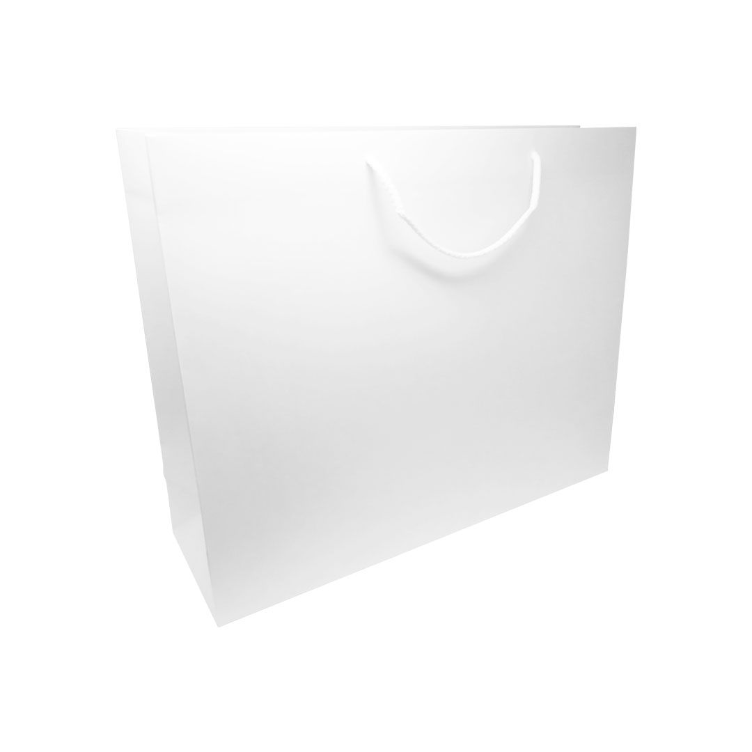 Matt Laminated Rope Handle Paper Bags, 55 cm wide | APL Packaging