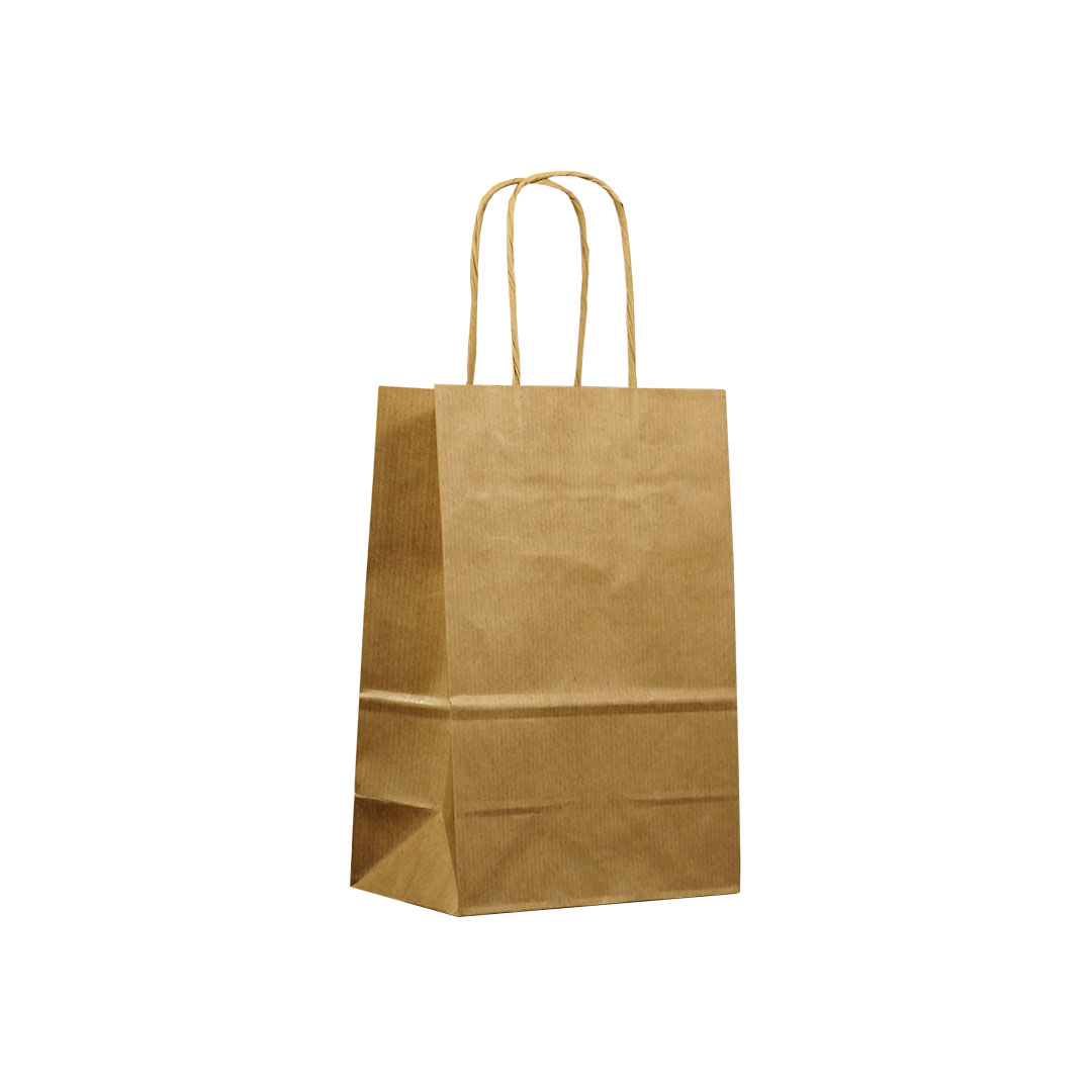 brown twist handle paper bags