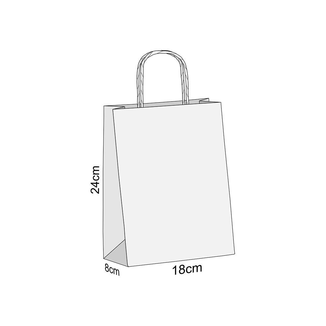 Measuring Guide - Shopping Bags with Handle