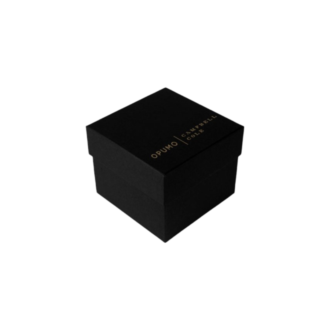 Silkscreen Printed Black Luxury Candle Boxes 85 X 85 X 95 Mm Apl Packaging